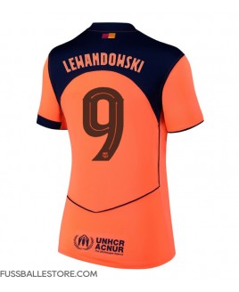 Günstige Barcelona Robert Lewandowski #9 3rd trikot Damen 2025-26 Kurzarm